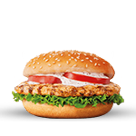 Breaded Chicken Burger  Single 